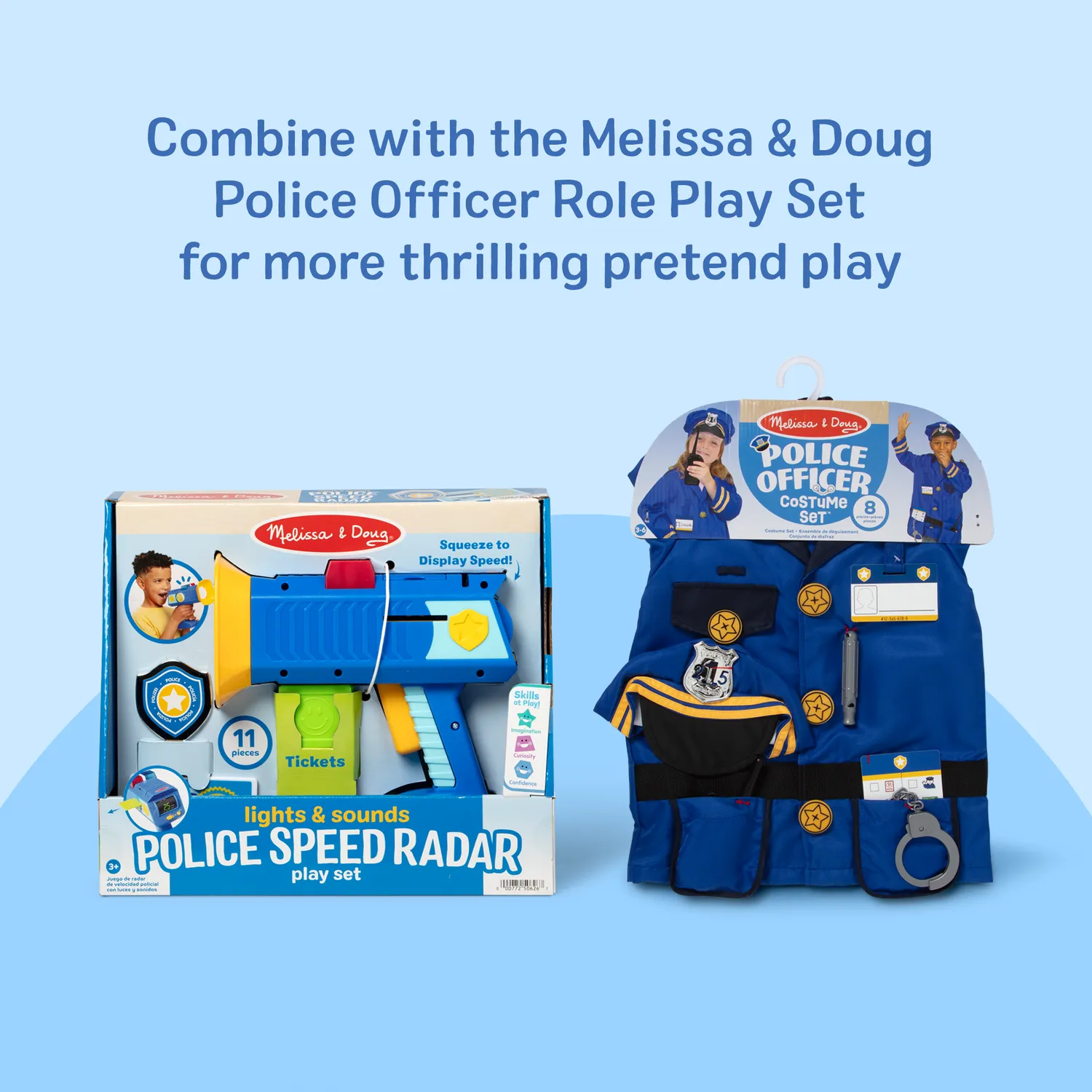 Melissa & Doug Police Speed Radar Polizei Spielset mit Sound