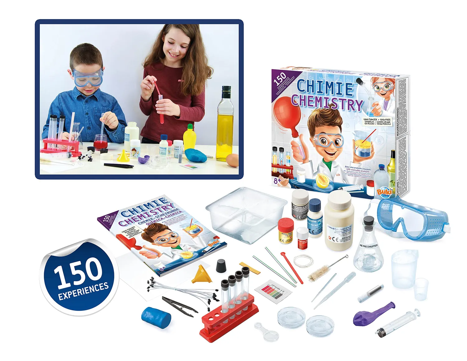 Buki France Chemie 150 Experimentierkasten ab 8 Jahren