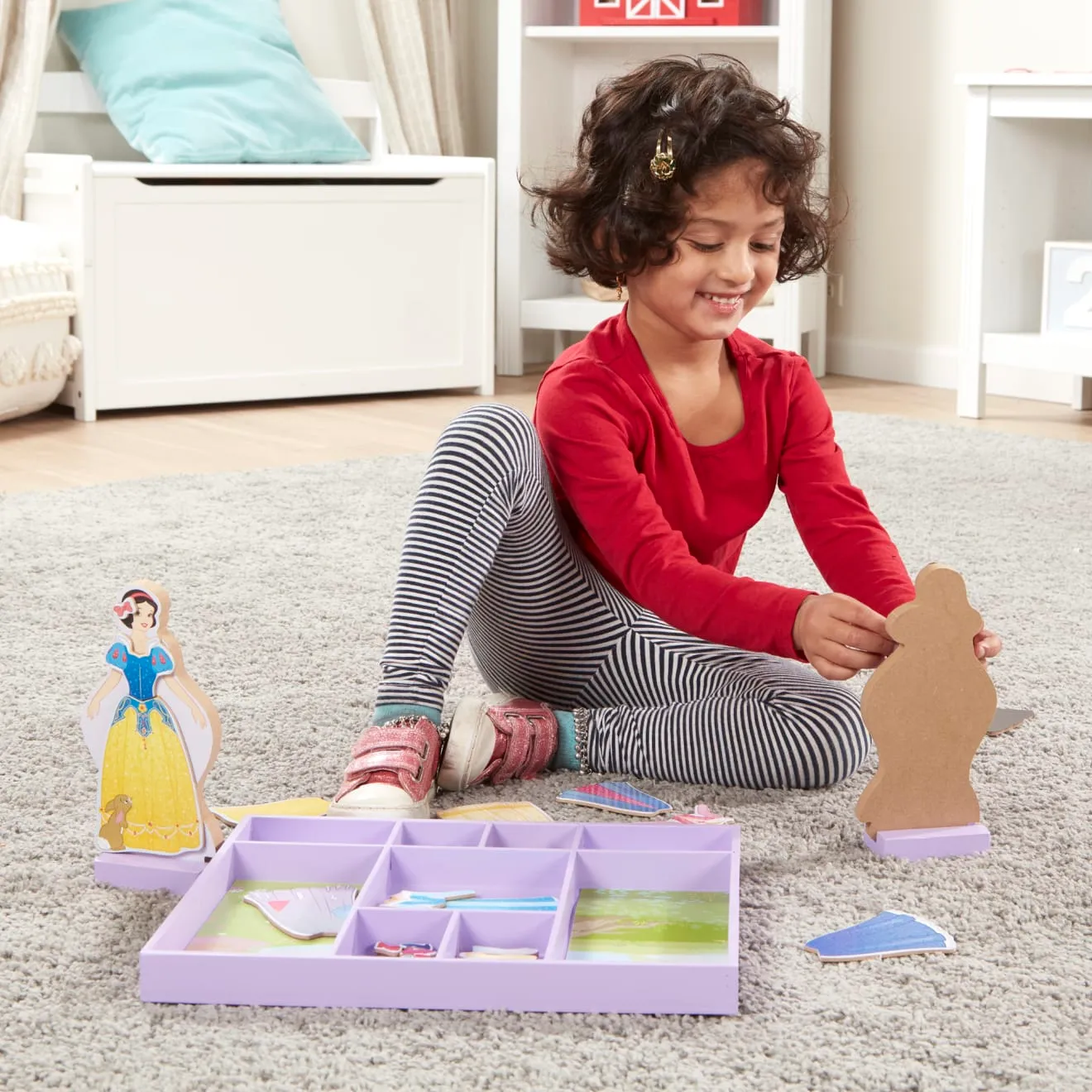 Melissa & Doug Dornröschen Schneewittchen Anziehpuppen