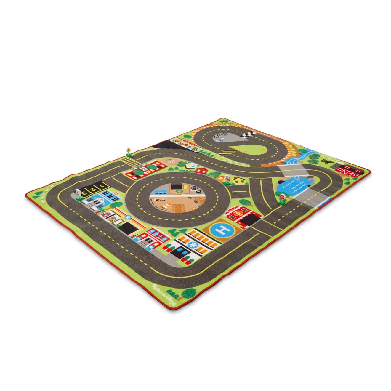 Melissa & Doug Jumbo Roadway Spielteppich Strasse XXL Schilder