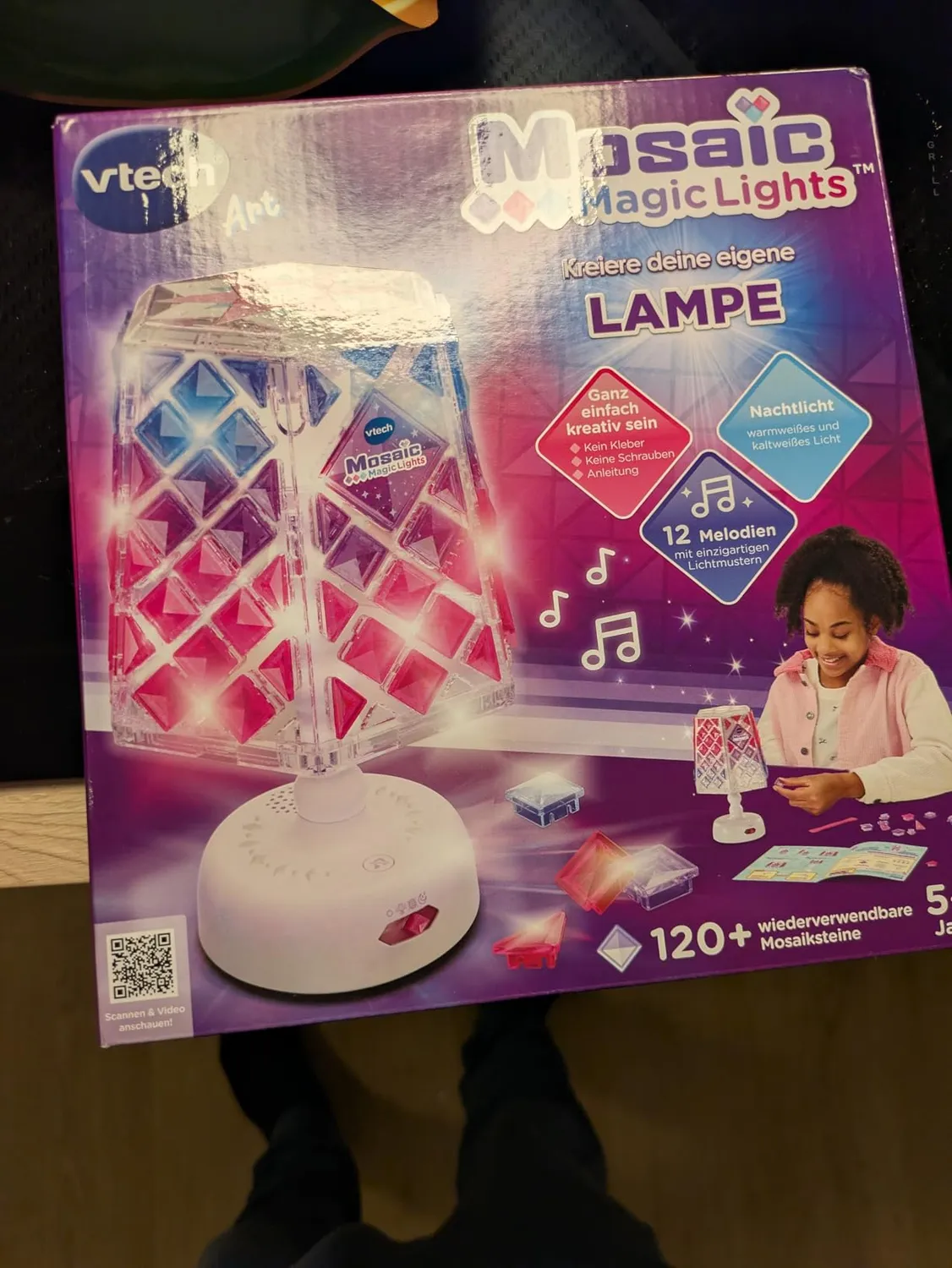 VTech Mosaic Magic Lights Kinderlampe Mosaiksteine