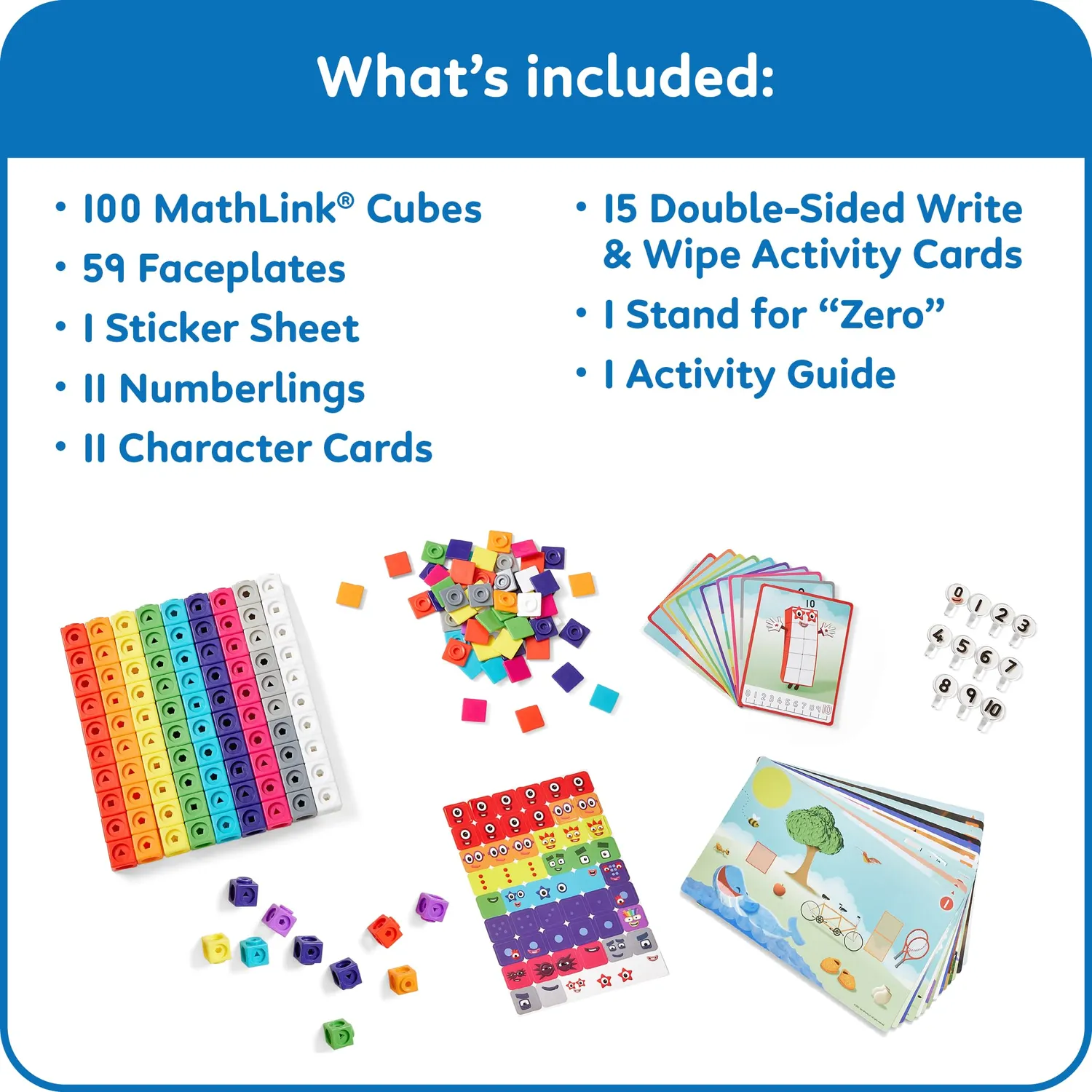 Learning Resources Numberblocks MathLink 1-10 Aktivitätsset Vorschule