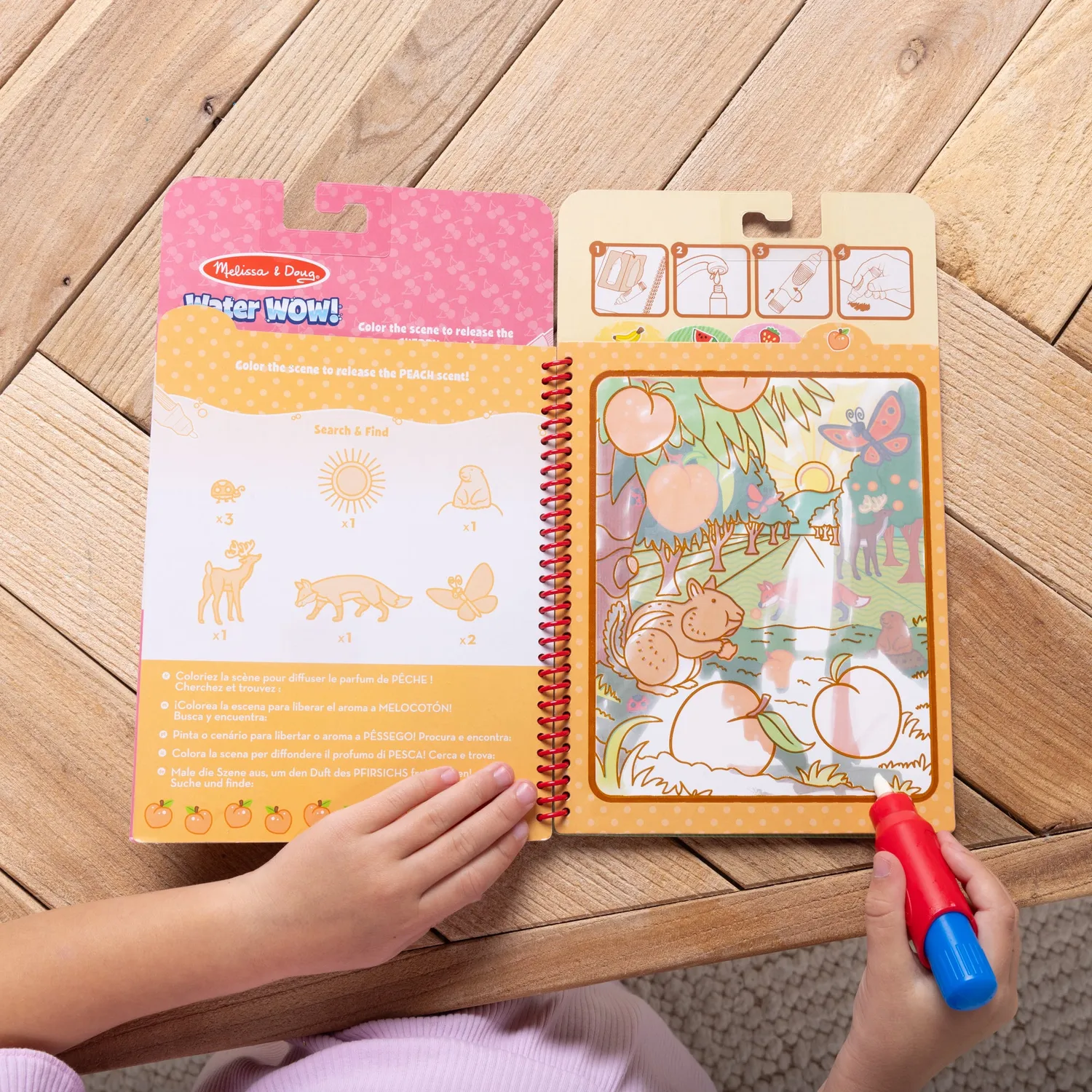 Melissa & Doug Water WOW Duft-Malbuch Frucht