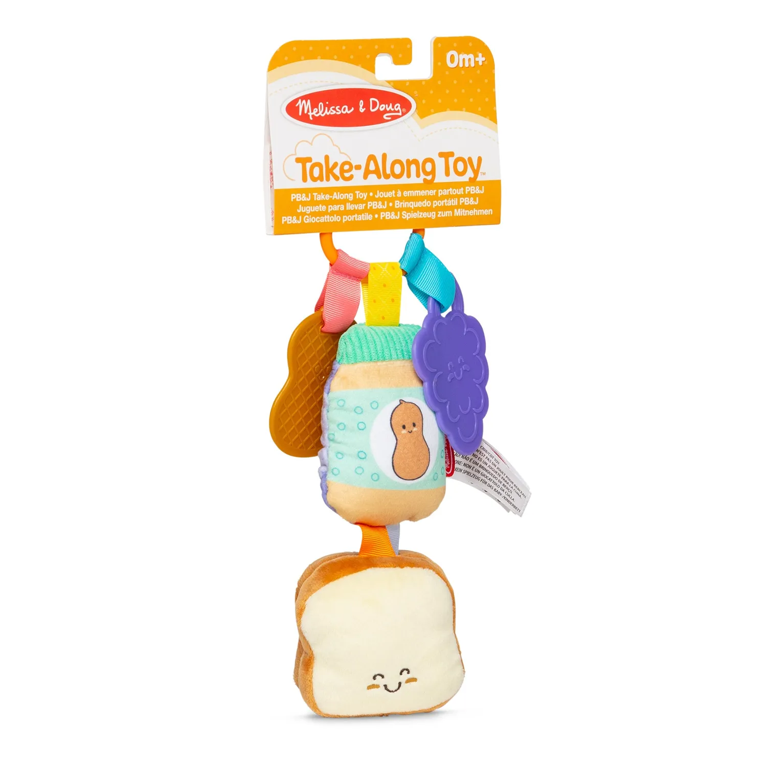 Melissa & Doug PB&J Anhängerspielzeug Plüsch für Babys