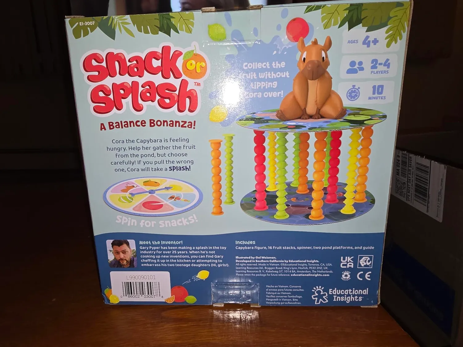Learning Resources Snack or Splash Capybara Spiel Gleichgewicht