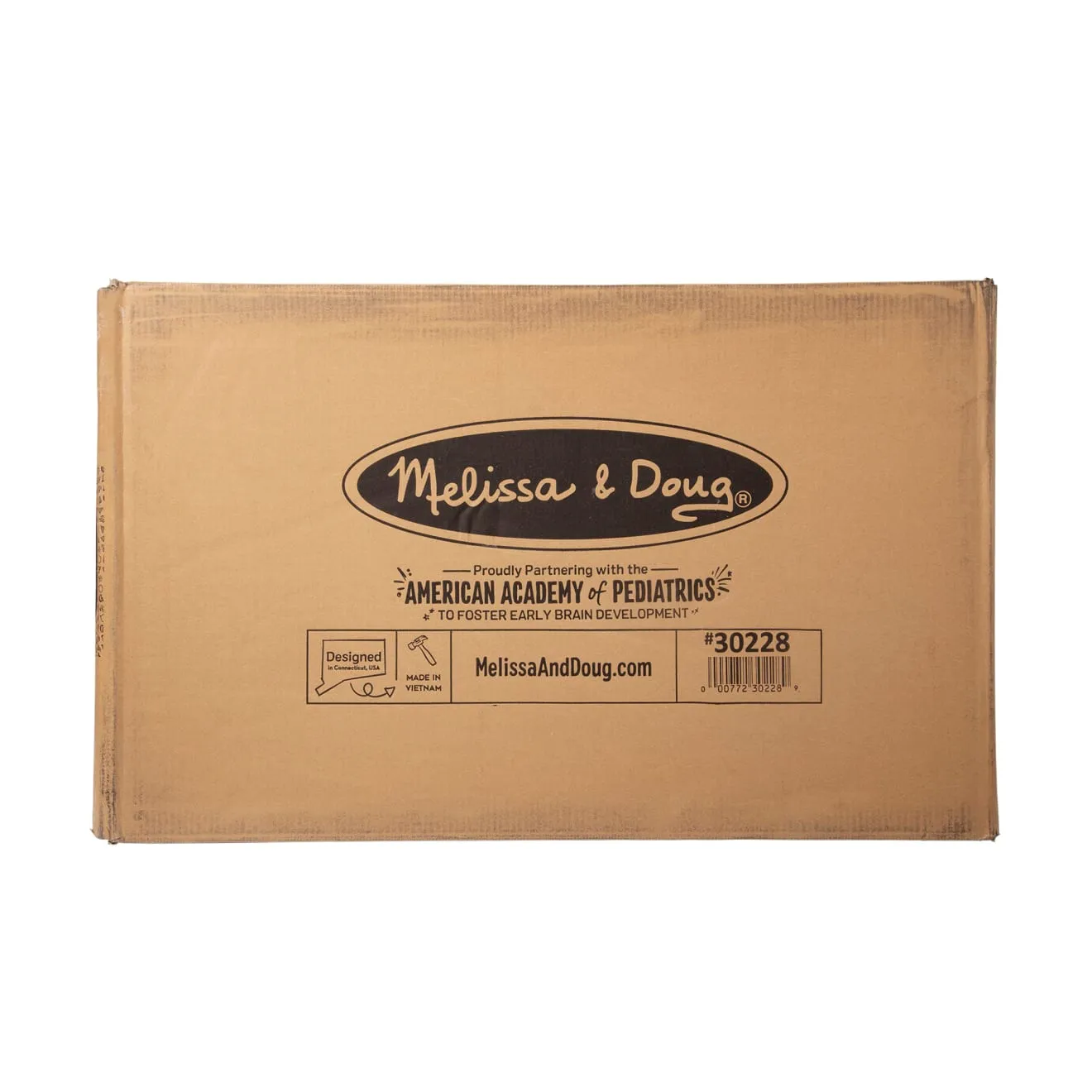 Melissa & Doug Wooden Toy Chest Spielzeugtruhe Weiß Holz