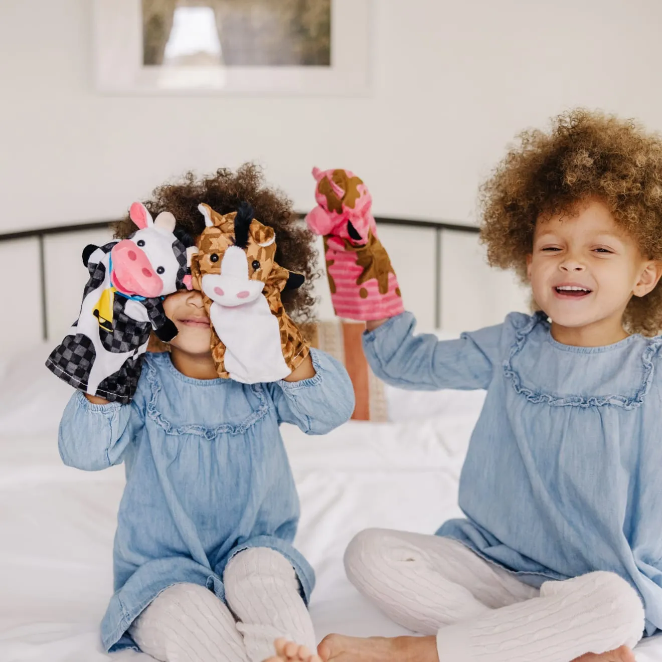 Melissa & Doug Farm Friends Handpuppen 4er-Set