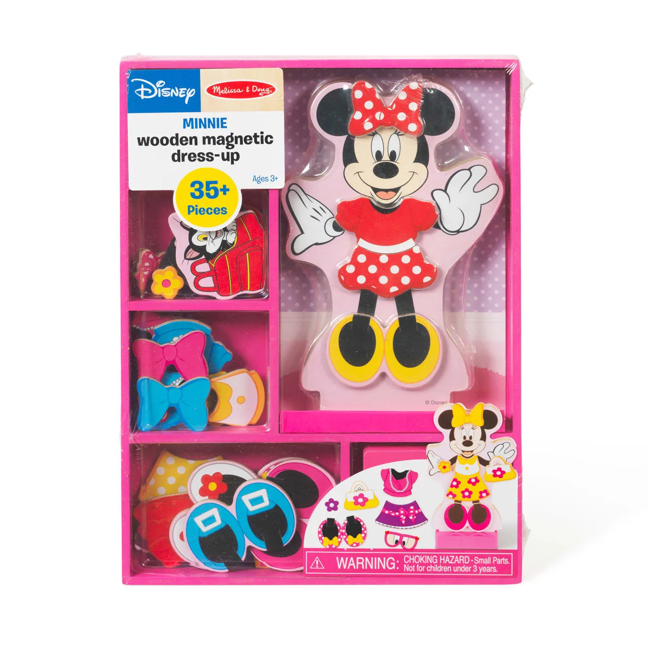 Melissa & Doug Disney Minnie Magnetpuppe Anziehspiel 35 Teile ab 3 Jahren