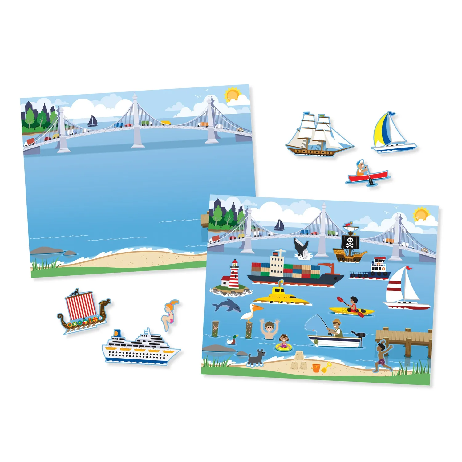 Melissa & Doug Vehicles Sticker Pad Sticker 165 Teile