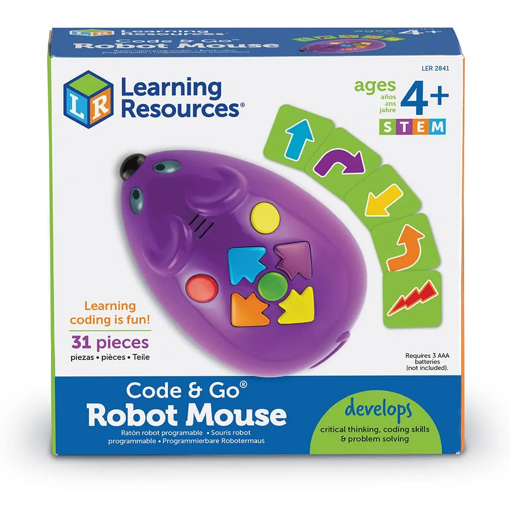 Learning Resources Code & Go Jack Programmiermaus Battery ab 5 Jahren