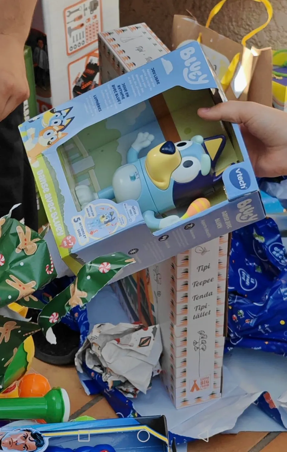VTech Tanz mit Bluey Figur 17 cm französisch
