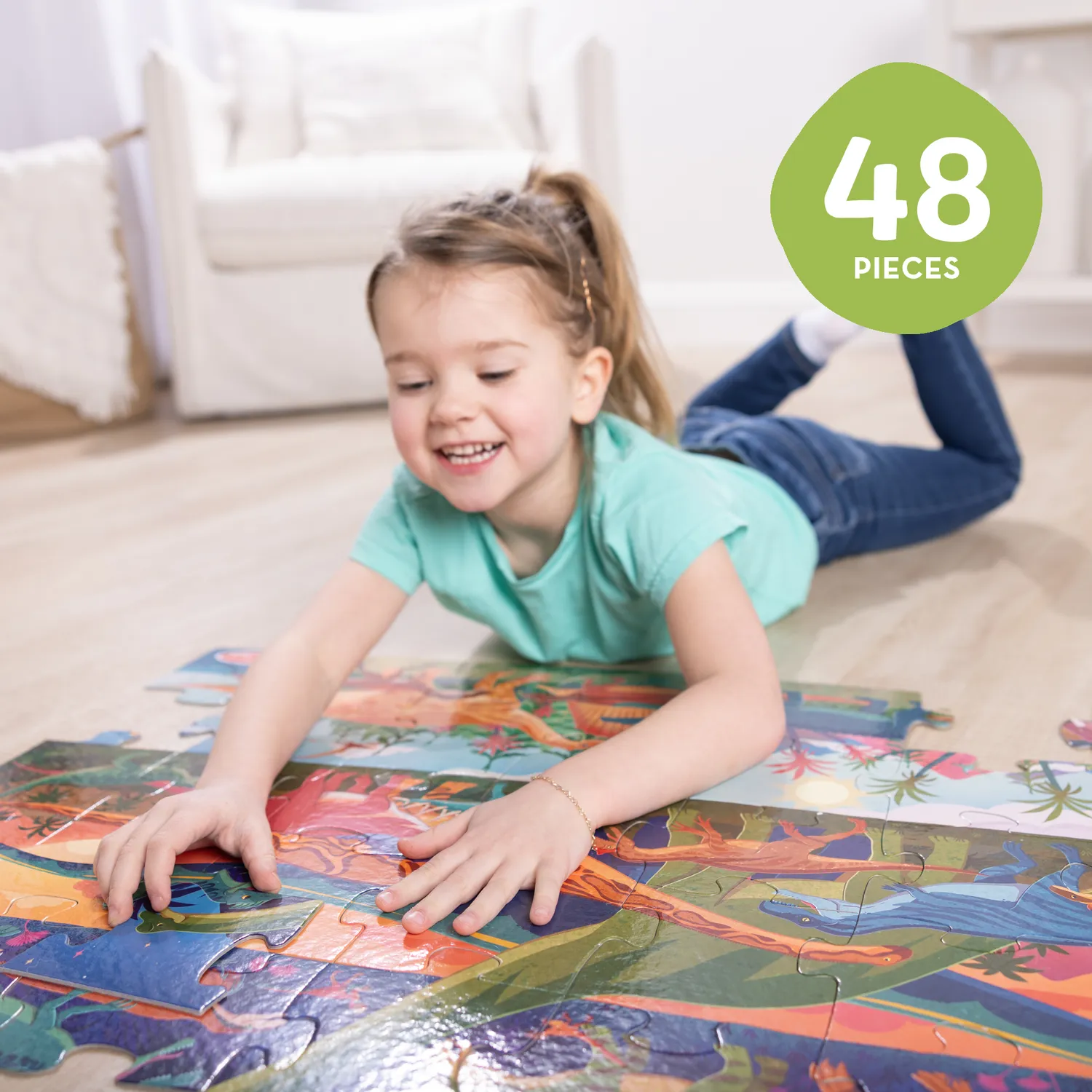 Melissa & Doug Dinosaur Bodenpuzzle 48 Teile 90x60 cm