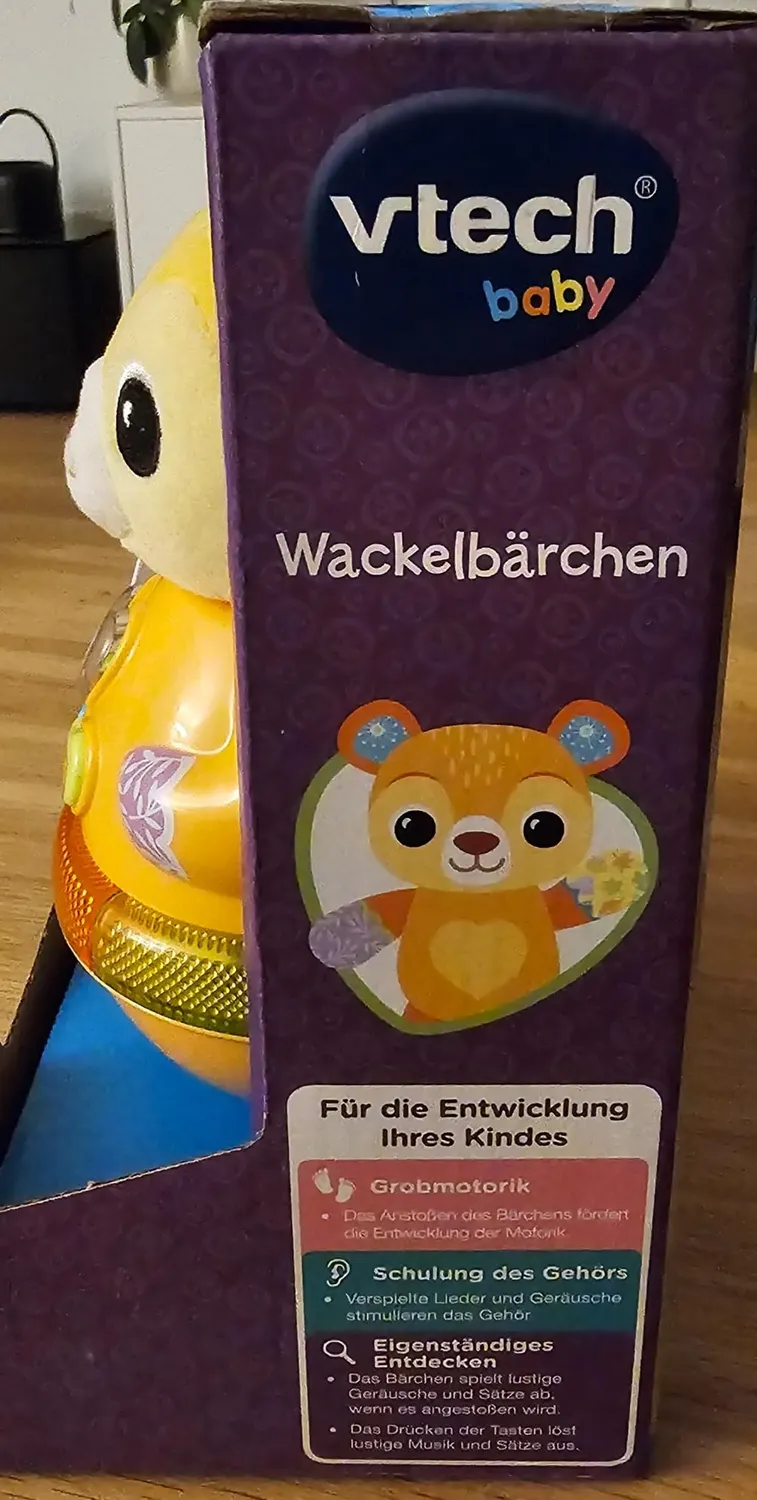 VTech Baby Wackelbärchen interaktives Spielzeug 3 Lieder