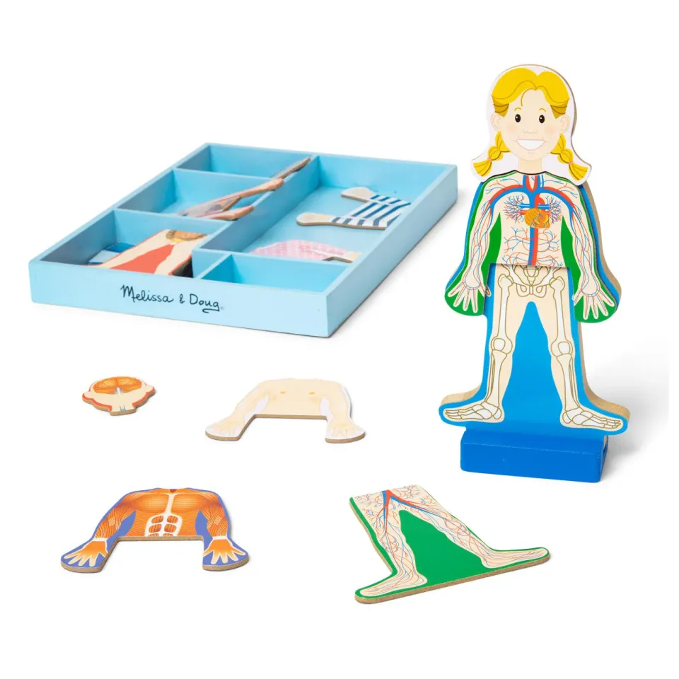 Melissa & Doug Human Body Magnetpuzzle Körper Organe