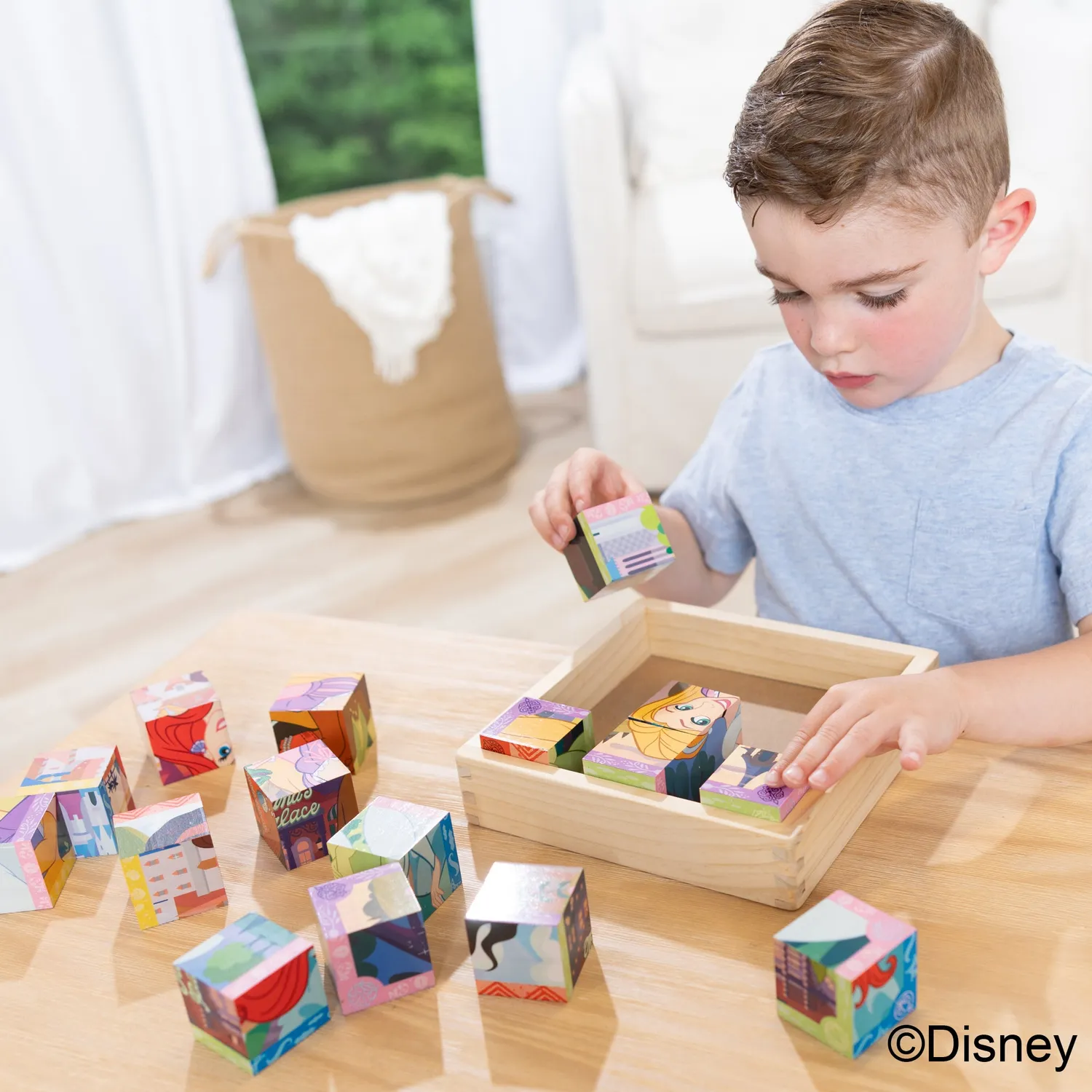 Melissa and Doug Disney Princess Würfelpuzzle Holz