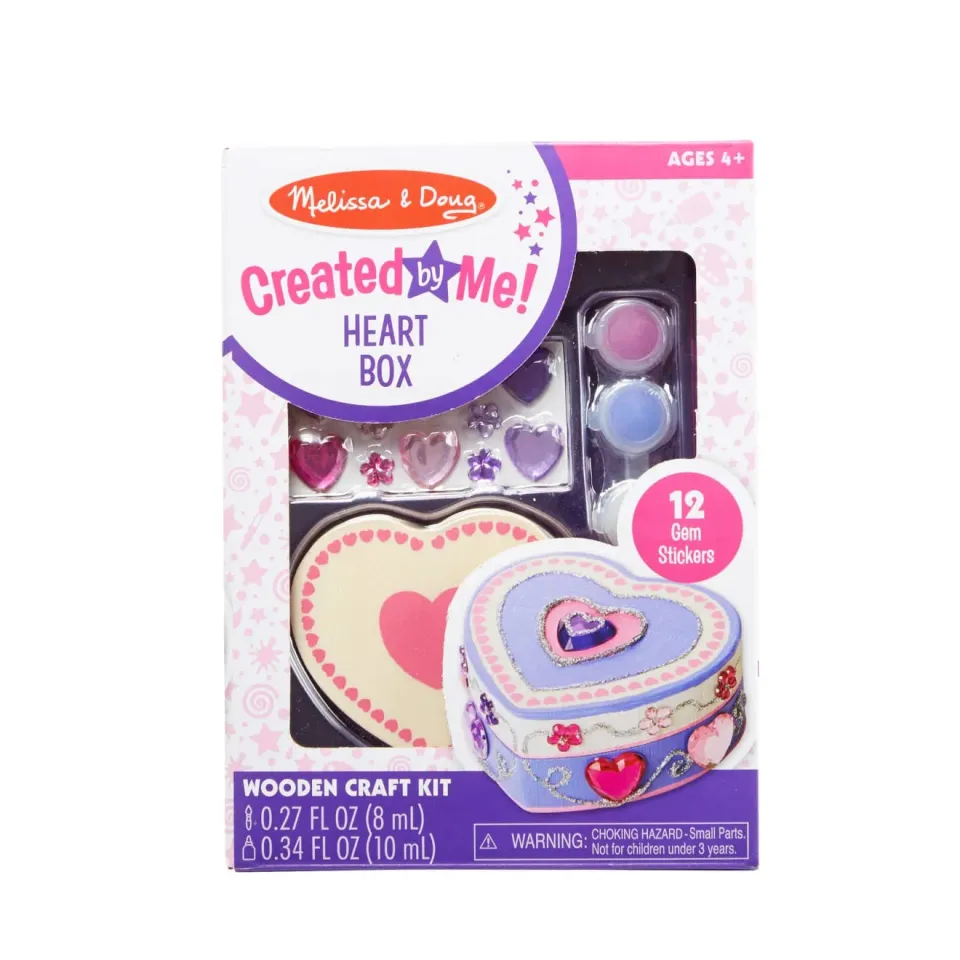 Melissa & Doug Created by Me! Heart Box Bastelset Holz