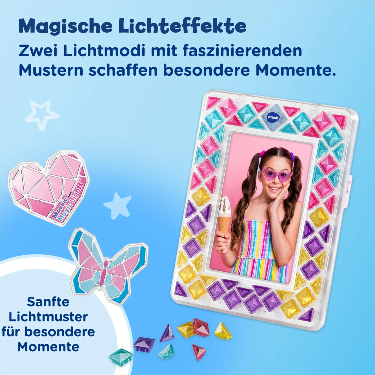 VTech Mosaic Magic Lights Bilderrahmen Mosaik-Set