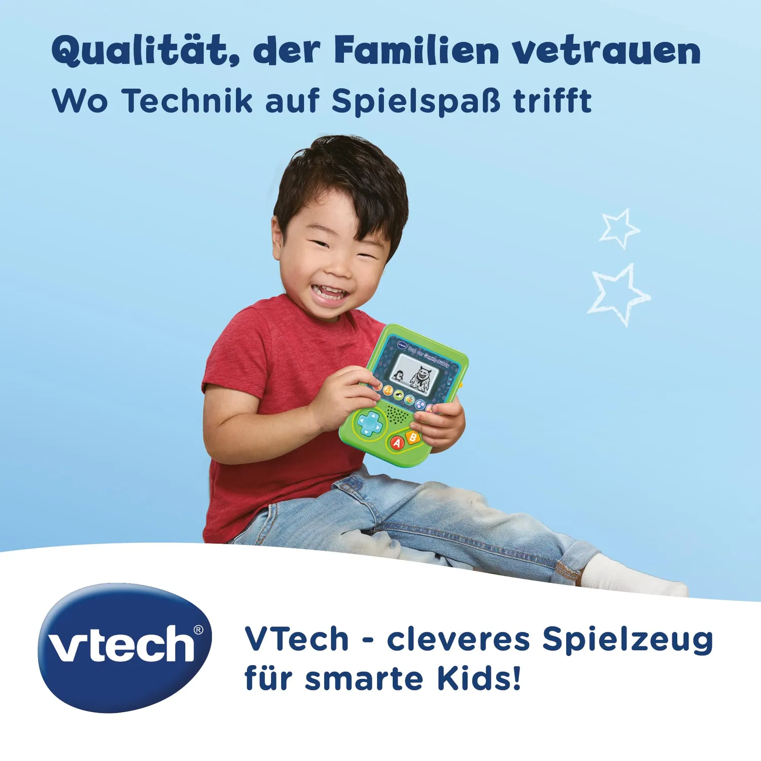 VTech Gaming-Buddy Pog Handkonsole 3-7 Jahre Buchstaben