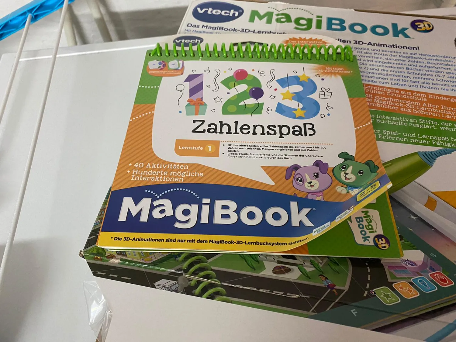 VTech MagiBook Lernstufe 1 Zahlenspaß Lernbuch