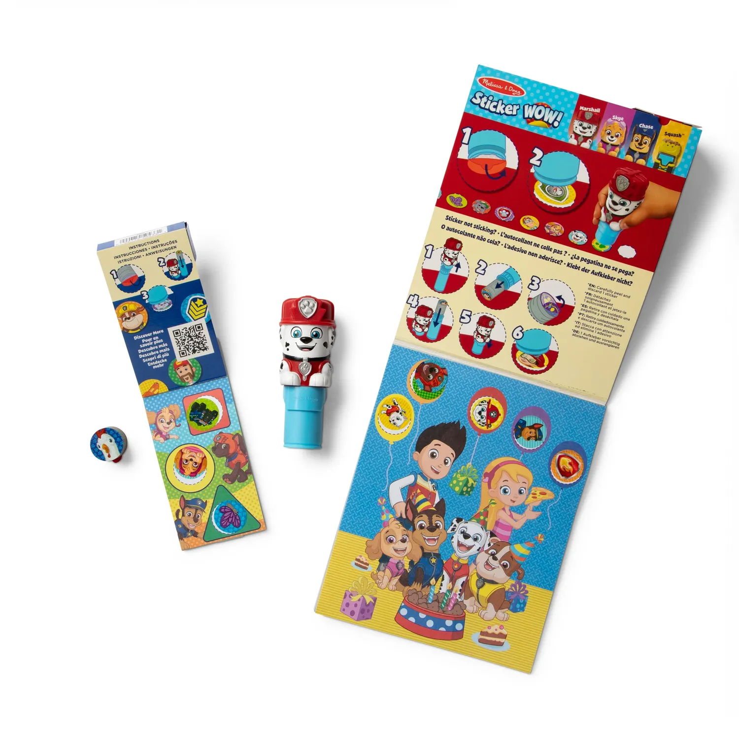 Melissa & Doug Sticker WOW Paw Patrol Sticker-Set Marshall
