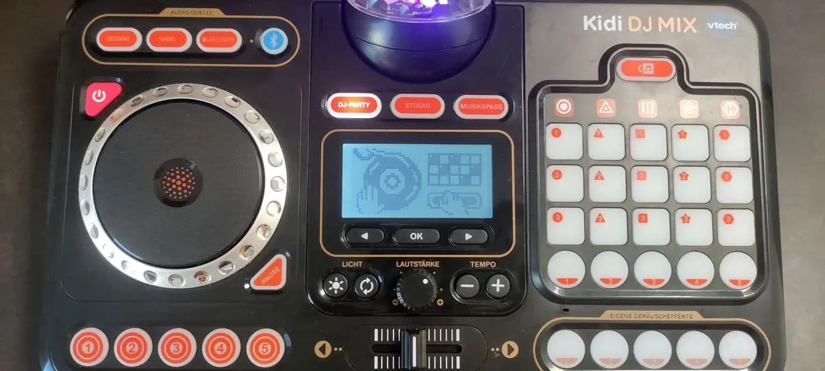 VTech Kidi DJ Mix Mischpult schwarz mit Bluetooth 6-12 Jahre
