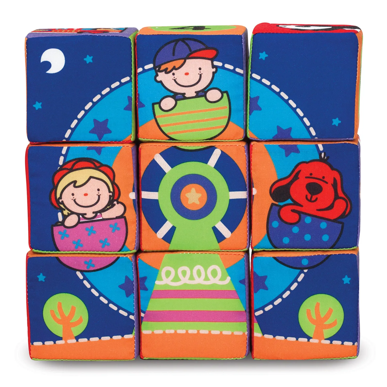 Melissa & Doug K's Kids Match Build Softbausteine 14er weich