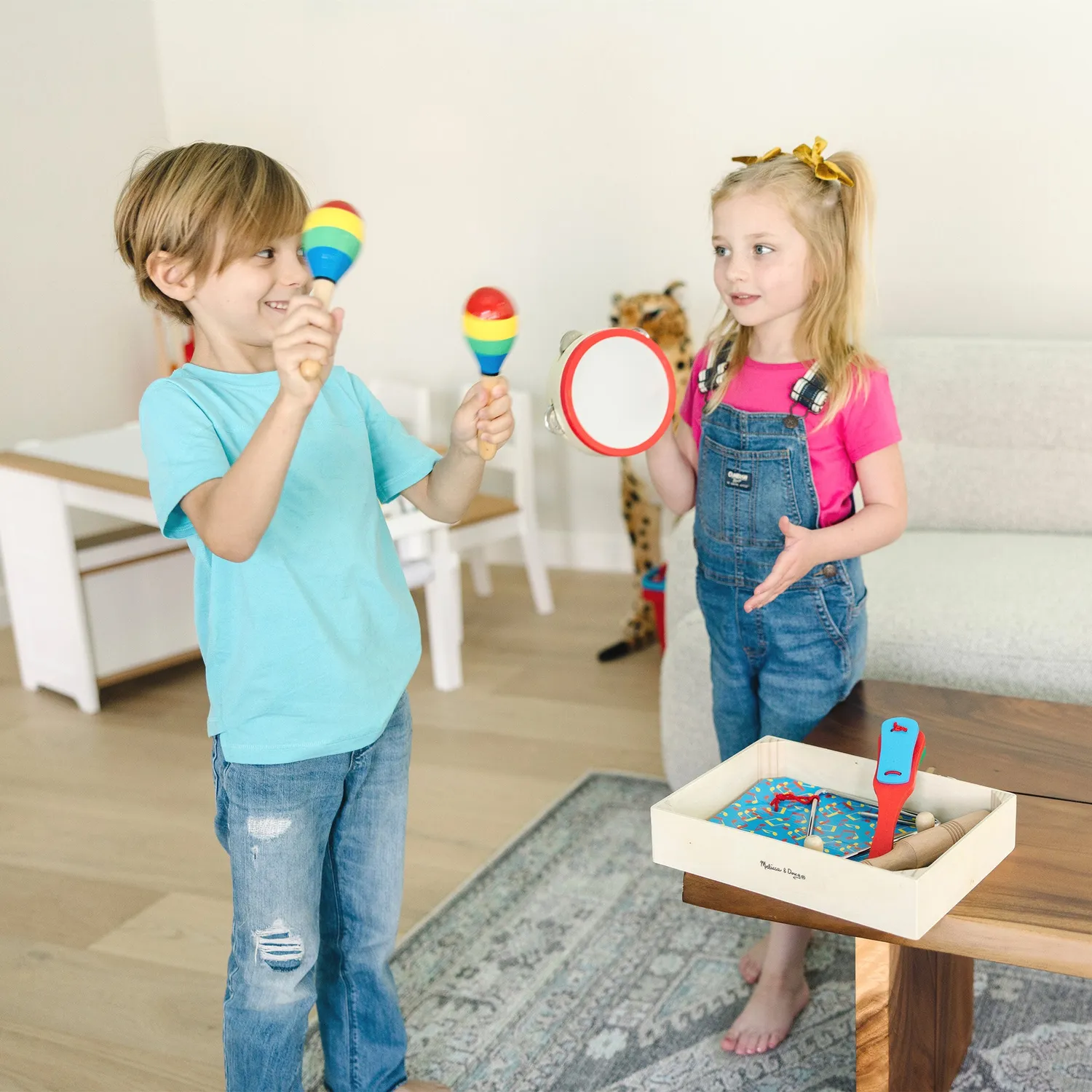 Melissa & Doug Band-in-a-Box Musikinstrumente 10-teilig