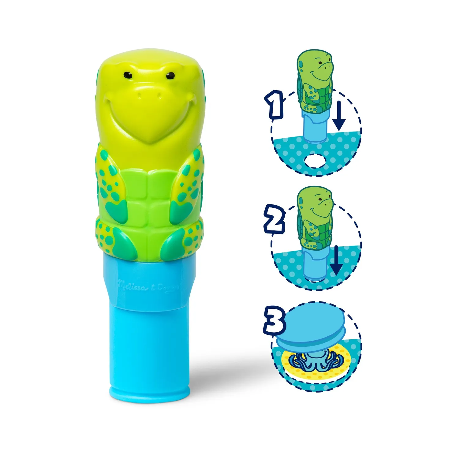 Melissa & Doug Sticker WOW Schildkröte Sticker-Set 500 Sticker ab 3 J.