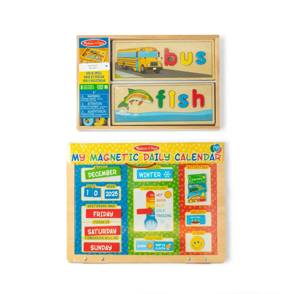 Melissa & Doug Early Learner Gift Bundle Lernset 2-teilig Kalender