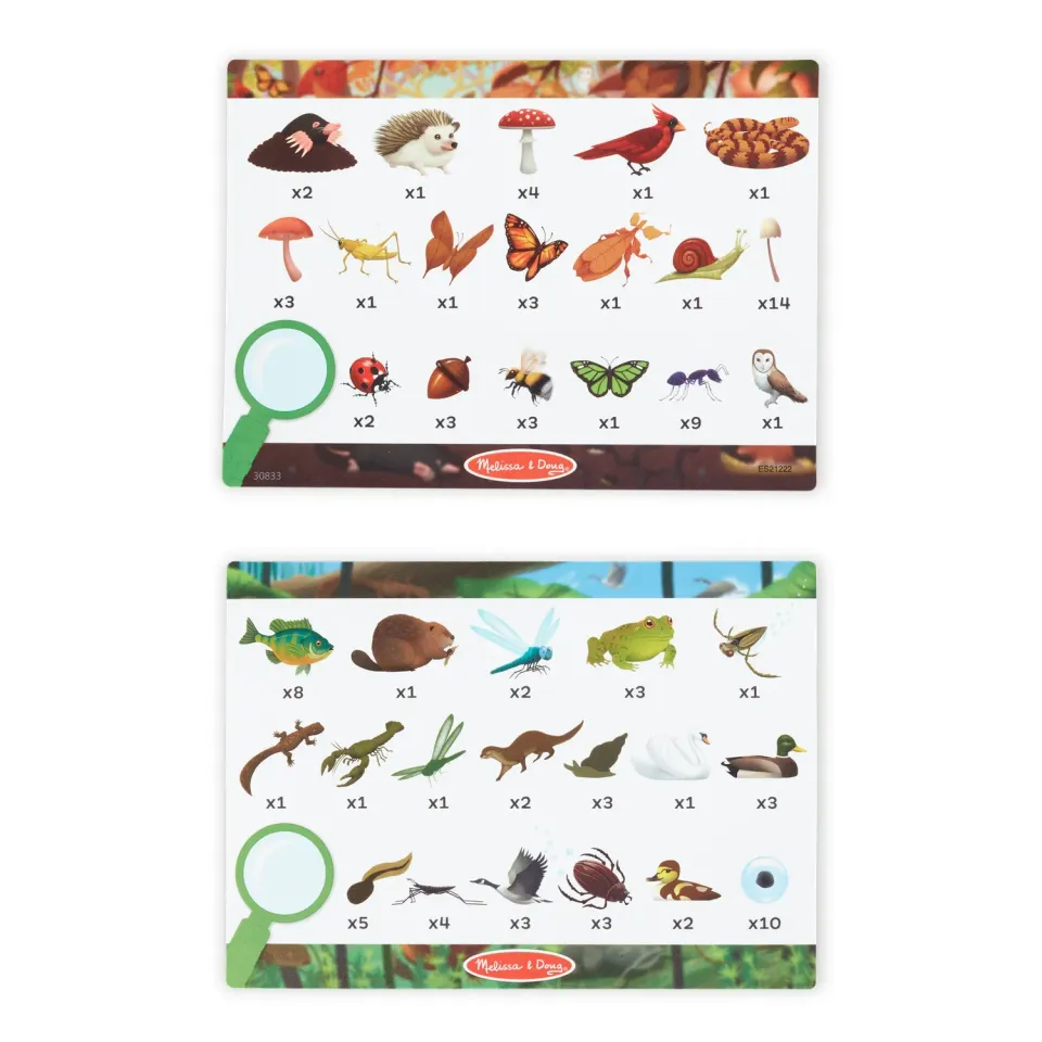 Melissa & Doug Let's Explore Suchpuzzle 48 Teile beidseitig ab 3 Jahre