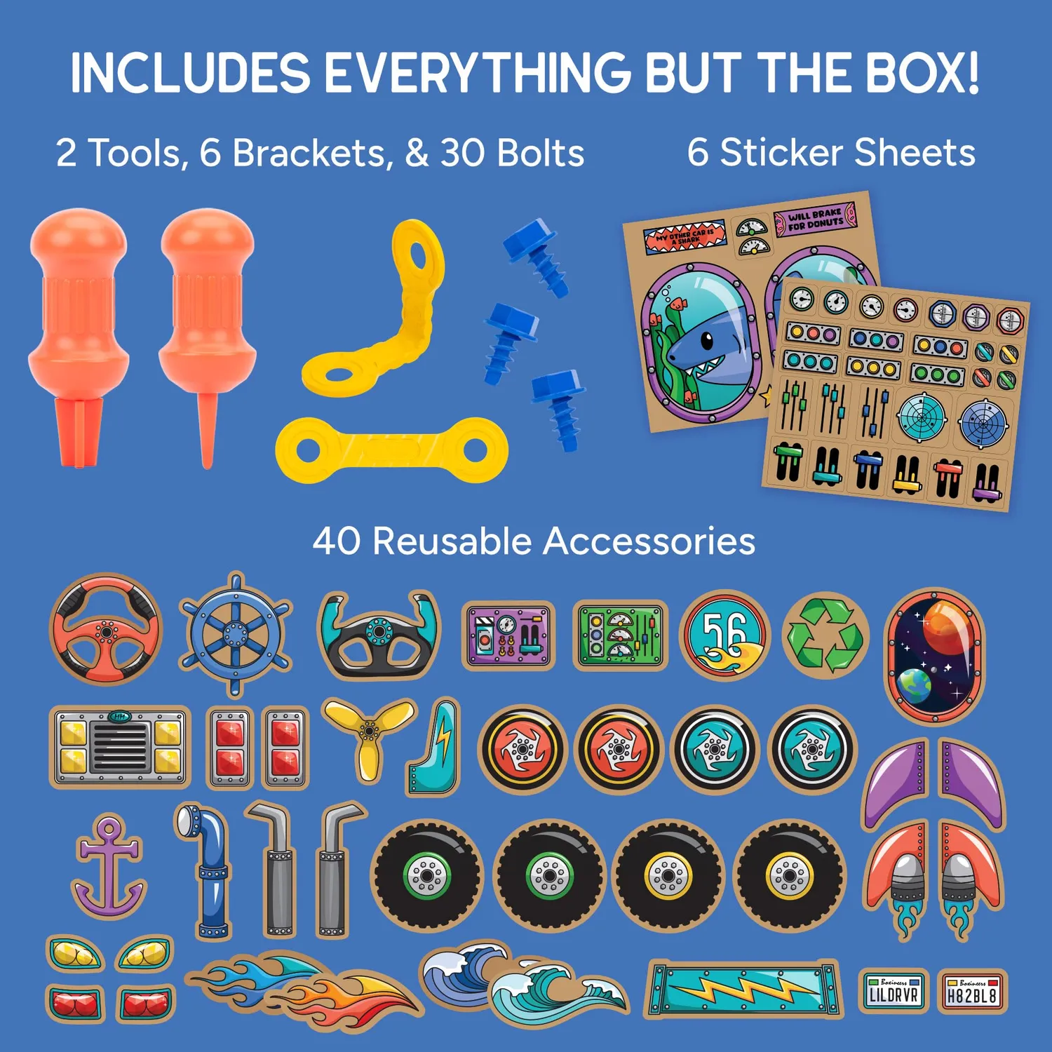 Learning Resources Boxineers Pappfahrzeuge Bastelset ab 5 Jahren