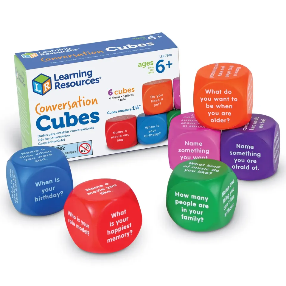 Learning Resources Konversation Bilderwürfel 6er-Set DaZ