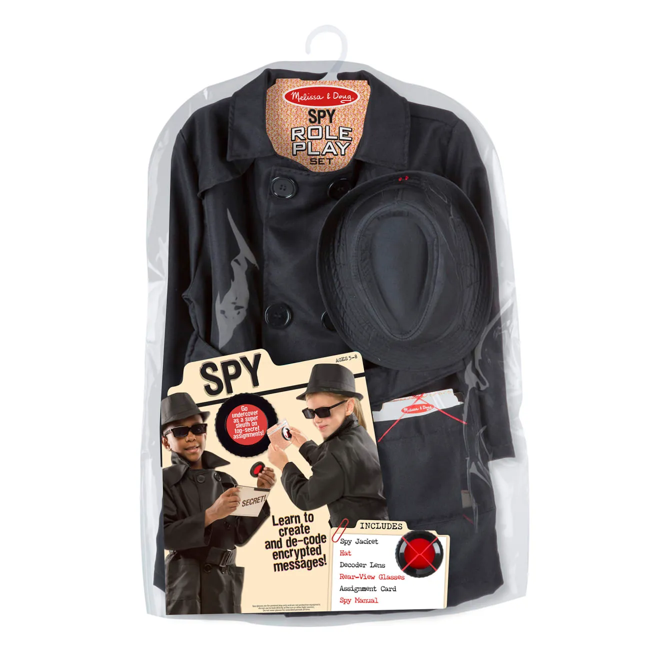Melissa & Doug Spy Verkleidung Detektiv Set 5-8 Jahre