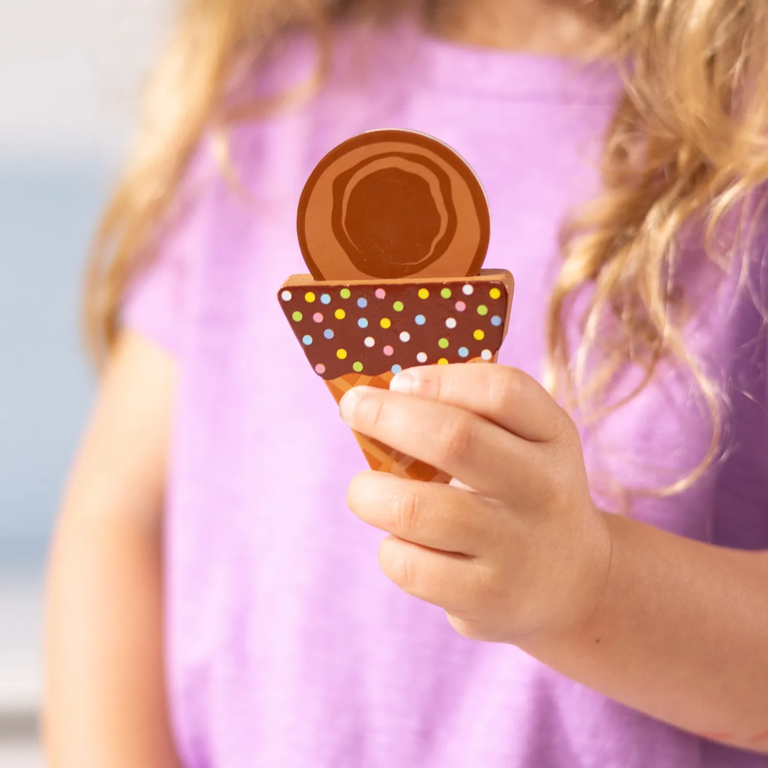 Melissa & Doug Ice Cream Magnetpuzzle Holz Eis 16-teilig