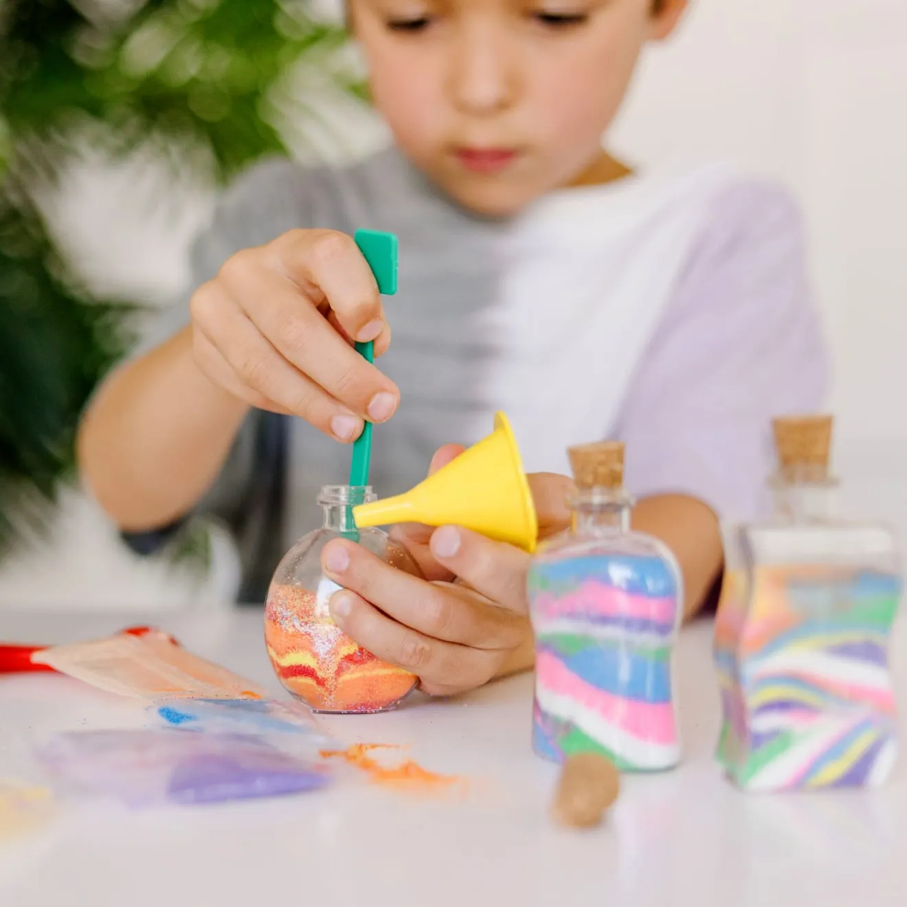 Melissa & Doug Created by Me Sand Art Bottles Bastelset Sand