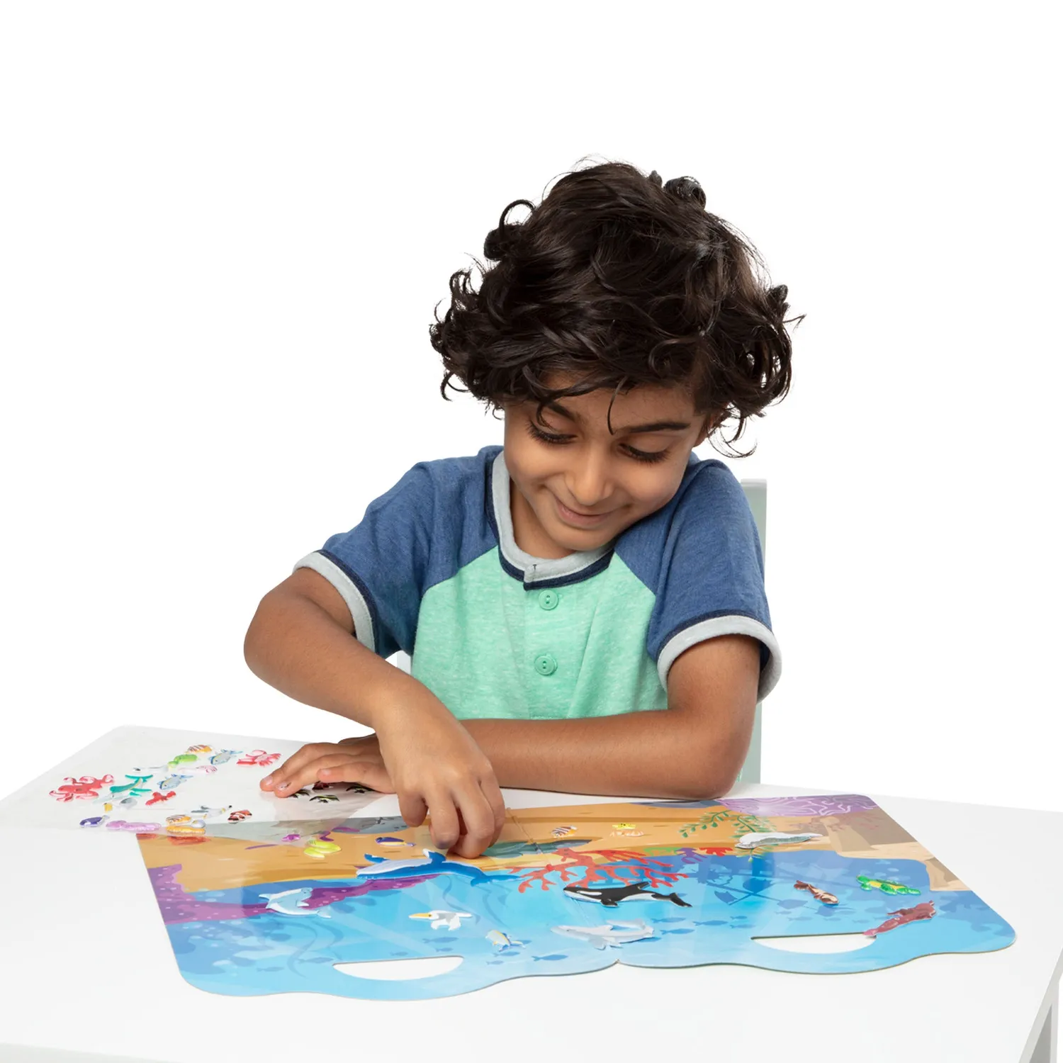 Melissa & Doug Puffy Sticker Set 3er-Pack Safari Dino