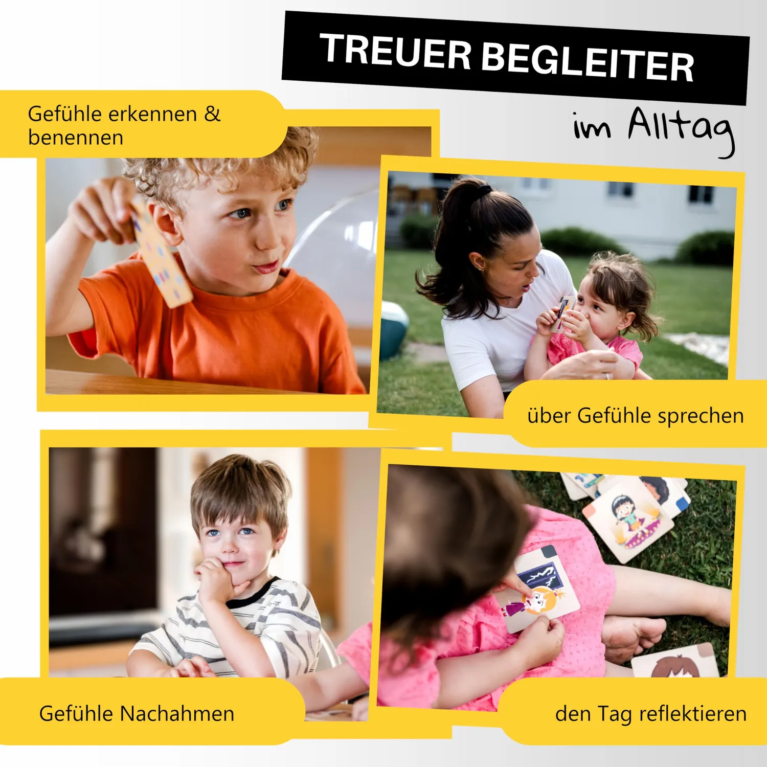 HANNIline Emotionen Memospiel 30 Karten ab 3 Jahren