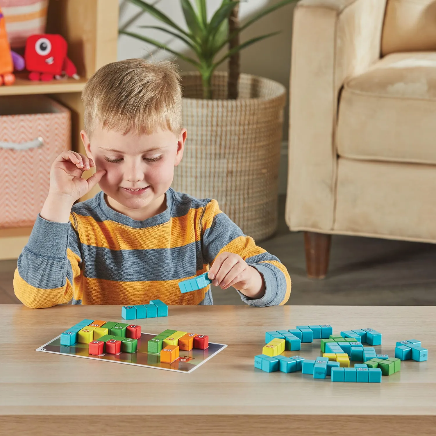 Learning Resources Numberblocks Kit Holzspielzeug 28 Teile Zählen