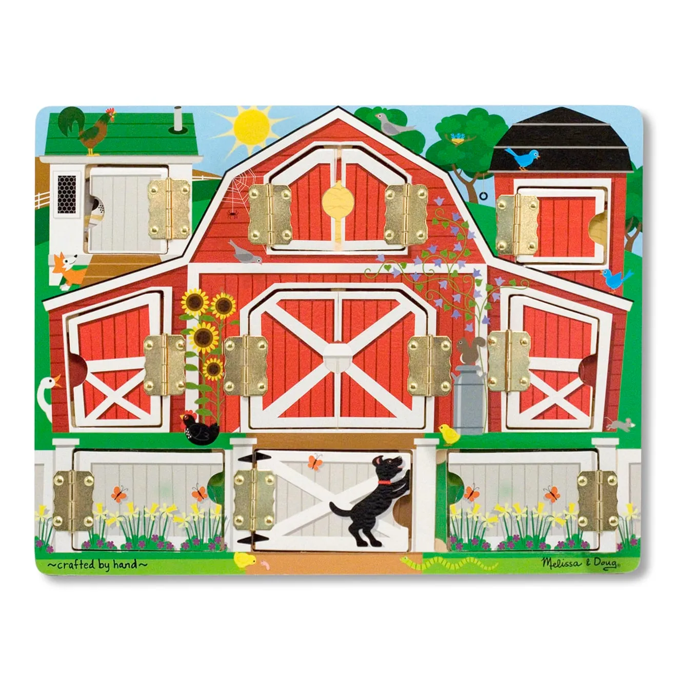 Melissa & Doug Hide & Seek Farm Magnetspiel Holz ab 3 Jahre