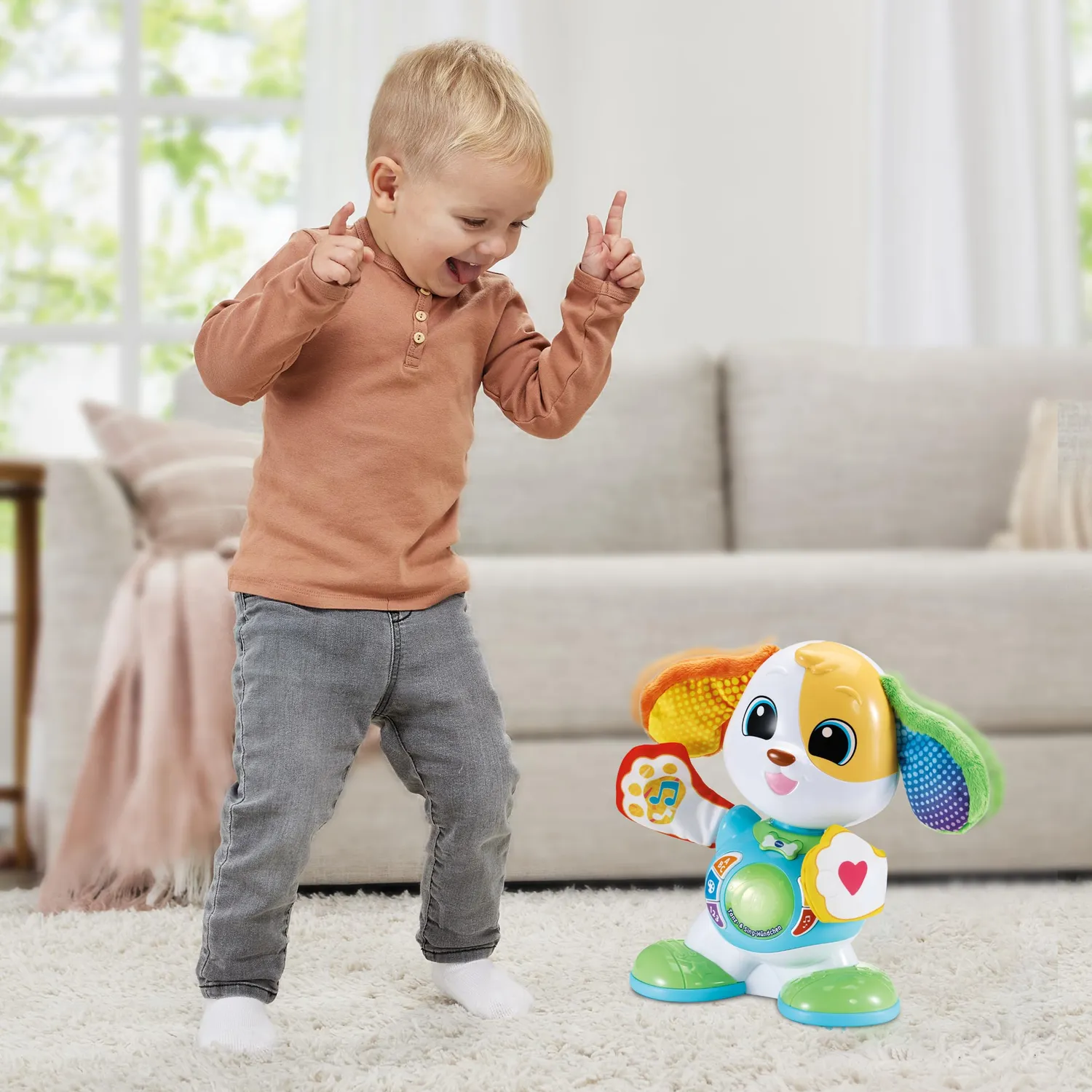 Vtech Tanz- & Sing-Hündchen Lernspielzeug Musik Farben