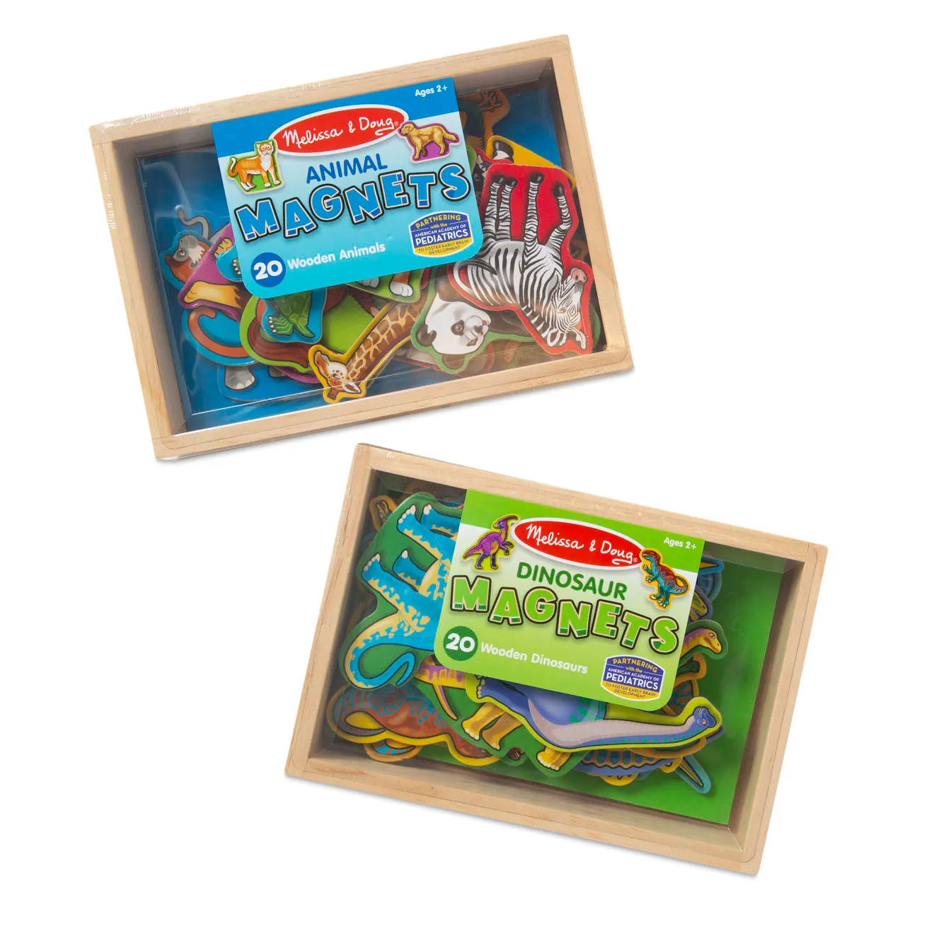 Melissa & Doug Animals Dinosaurs Holzmagnete 40er Set Holz