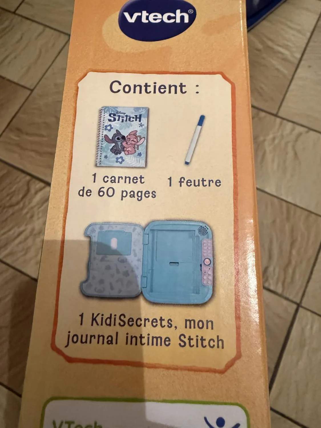 VTech KidiSecrets Stitch Tagebuch französische Version