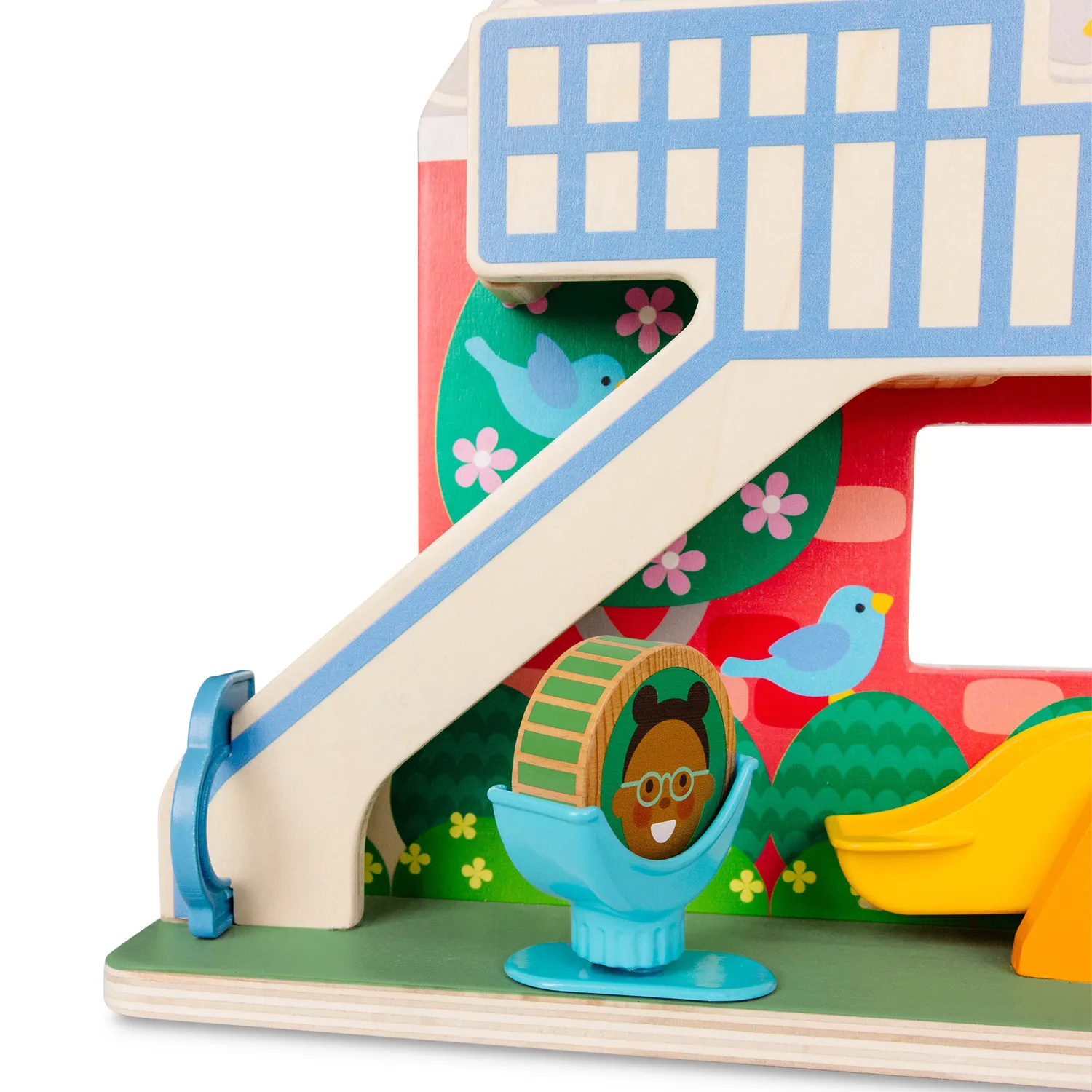 Melissa & Doug GO Tots Schulhof Holzspielzeug ab 12 Monate