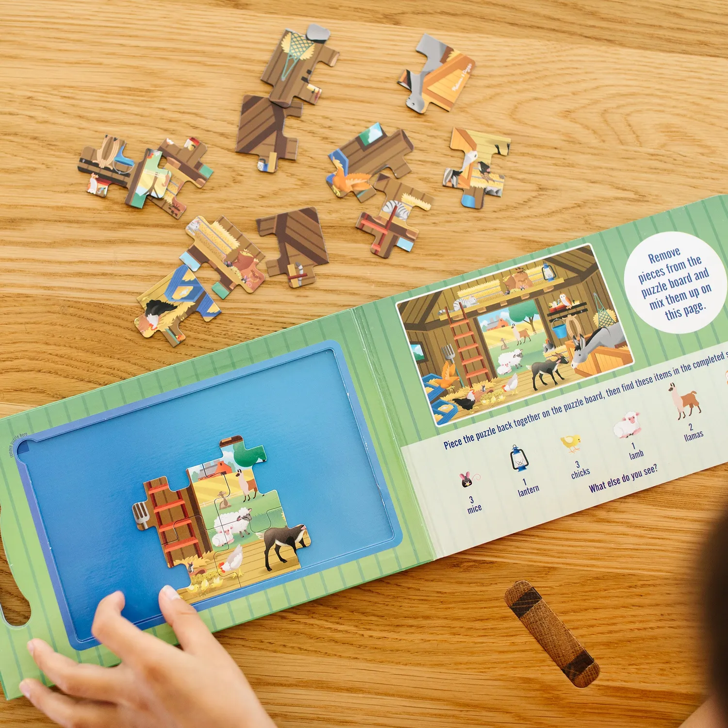 Melissa & Doug Take-Along Bauernhof Magnetpuzzle 2x15-tlg