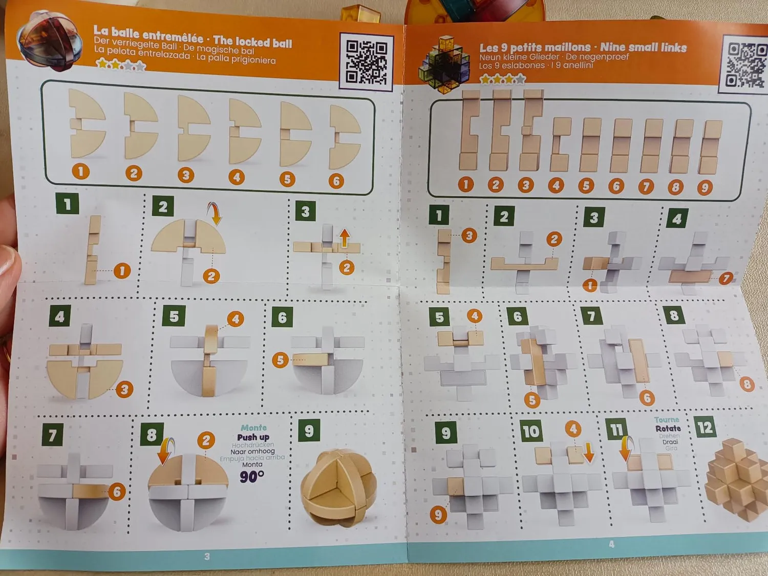 Buki 6206 Geduldsspiel Anfänger 3er-Set Metall