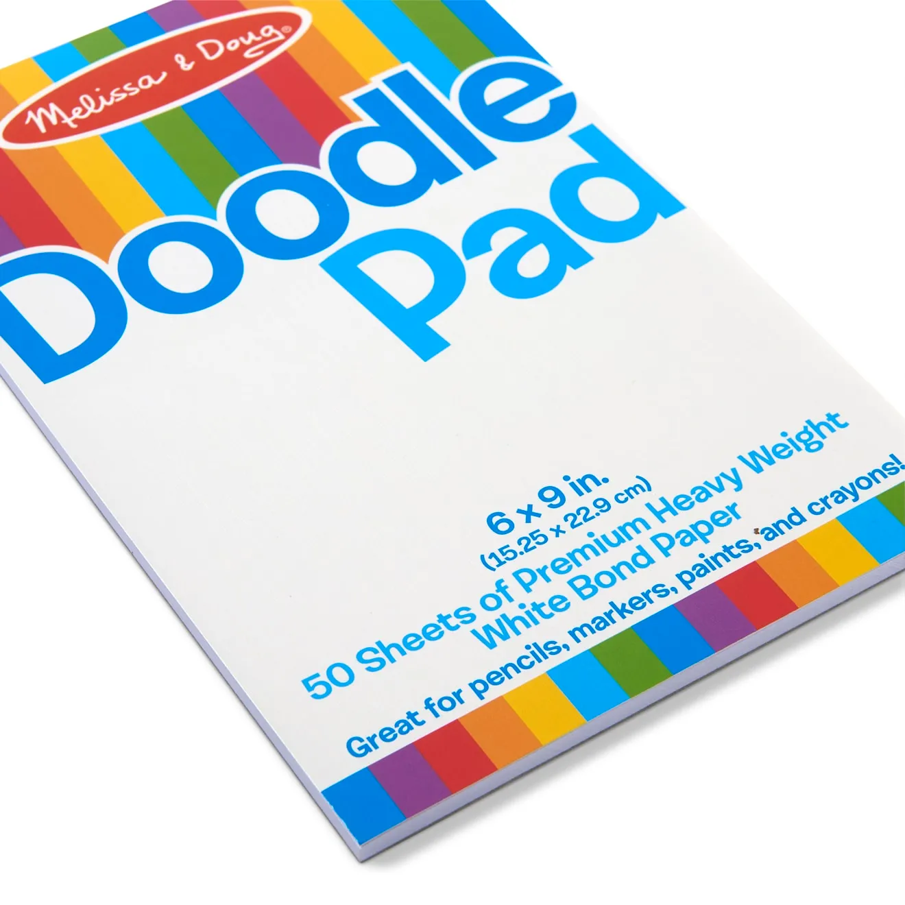 Melissa & Doug Doodle Malblock Zeichenpapier 15x23 cm