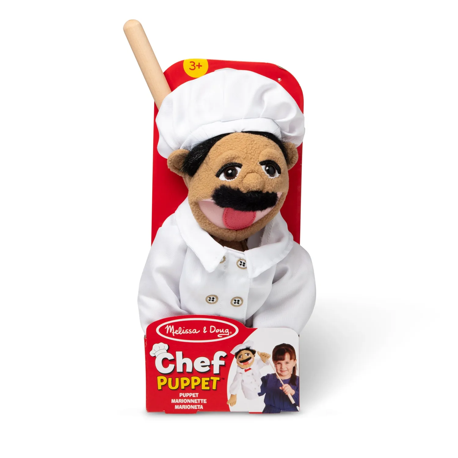 Melissa & Doug Al Dente Koch Handpuppe Plüsch 38 cm