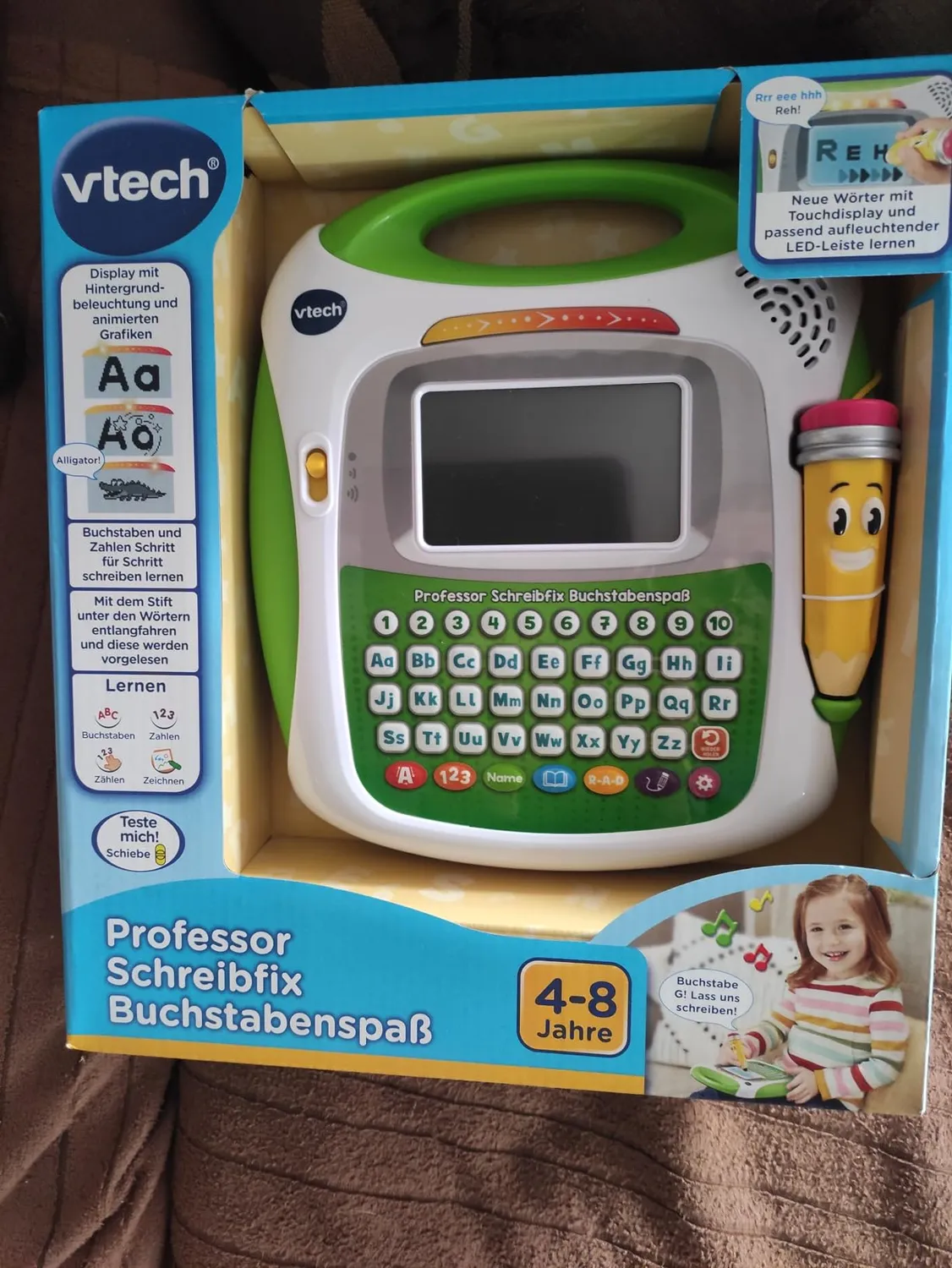 VTech Professor Schreibfix 80-617004 Lerntafel 4-8 Jahre