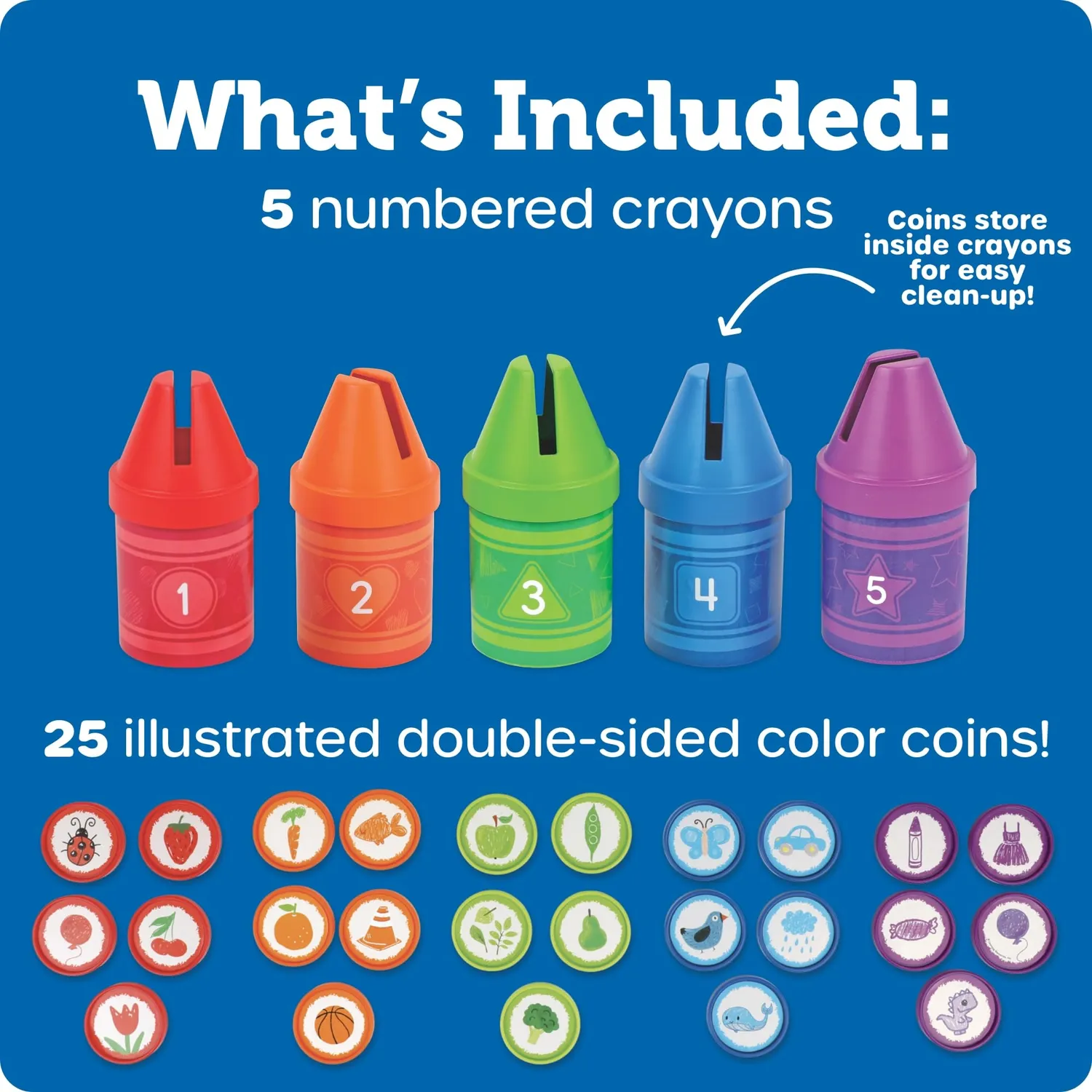 Learning Resources Counting Crayons Lernspiel 30-tlg
