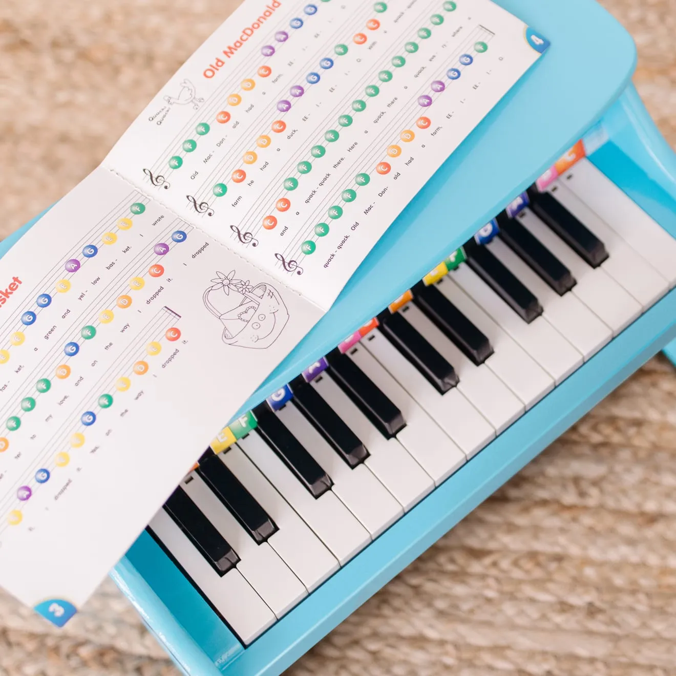 Melissa & Doug Blue Piano Kinderklavier Holz 25 Tasten blau